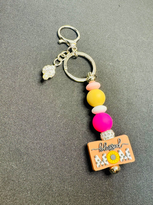 Blessed Mom Keychain!