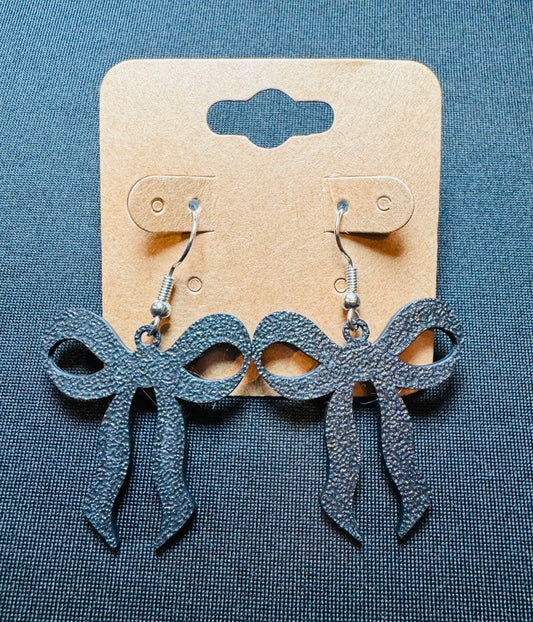 3D Printed Bow Ribbon Earrings!