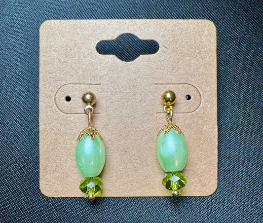 Green Fancy Earrings